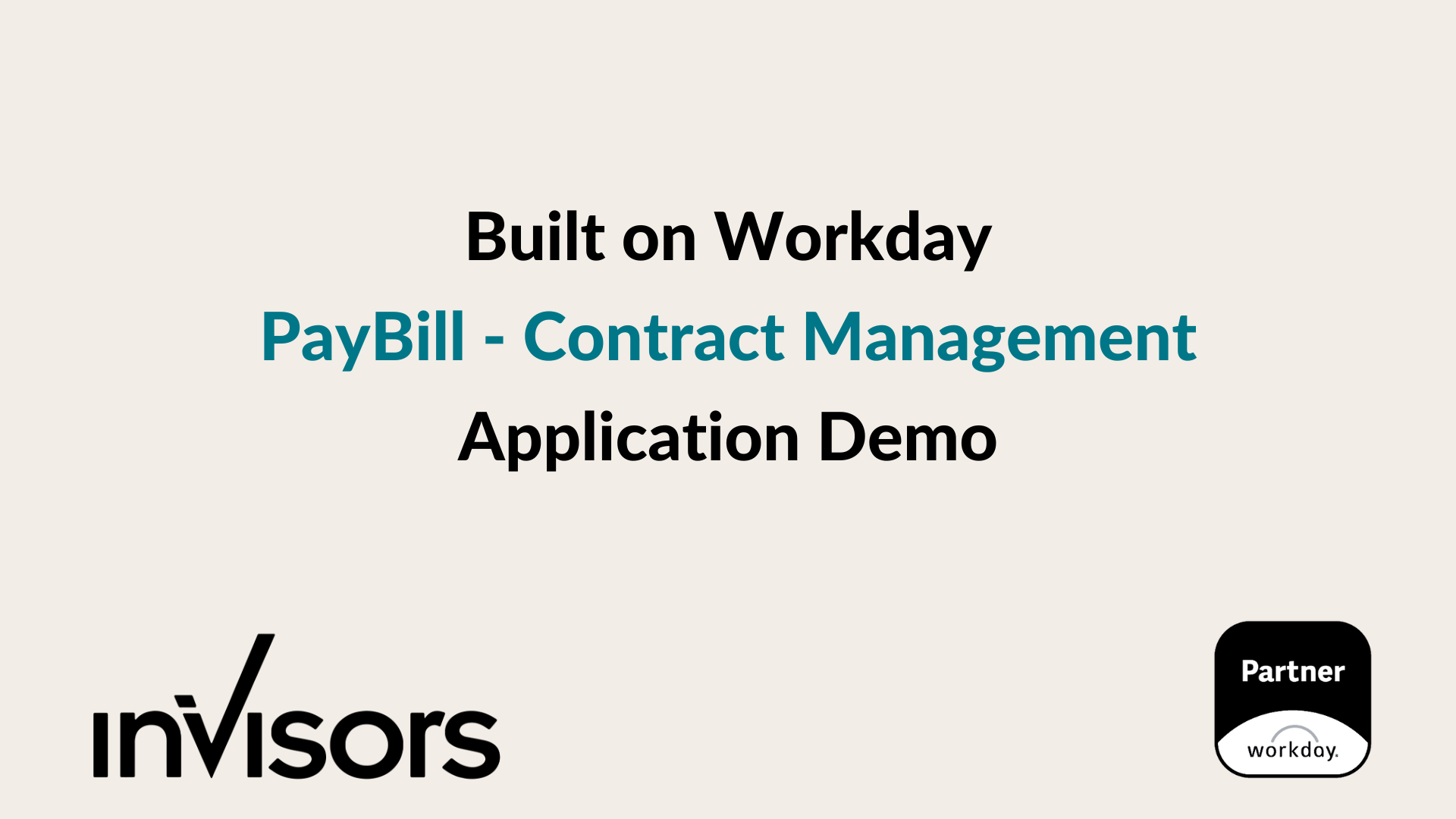 BoW Demo - PayBill Contract Management Cover